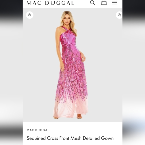 Mac Duggal Dresses & Skirts - Mac Duggal Pink Sequined Gown​